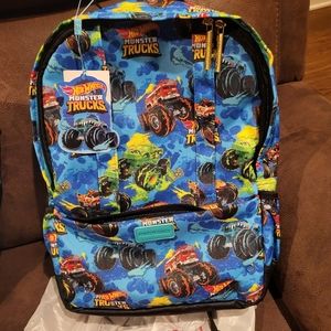Posh peanut monster truck book bag